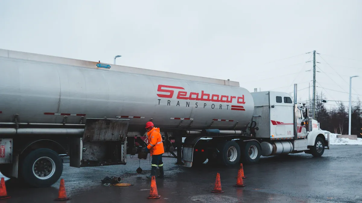 How GPS E-Lock Technology Secures Fuel Tankers on the Road