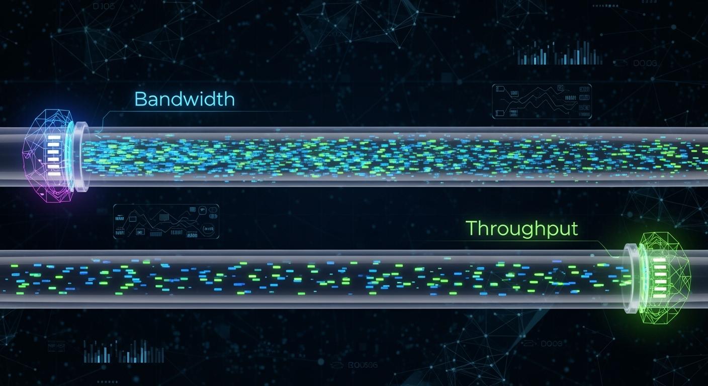 Bandwidth vs Throughput