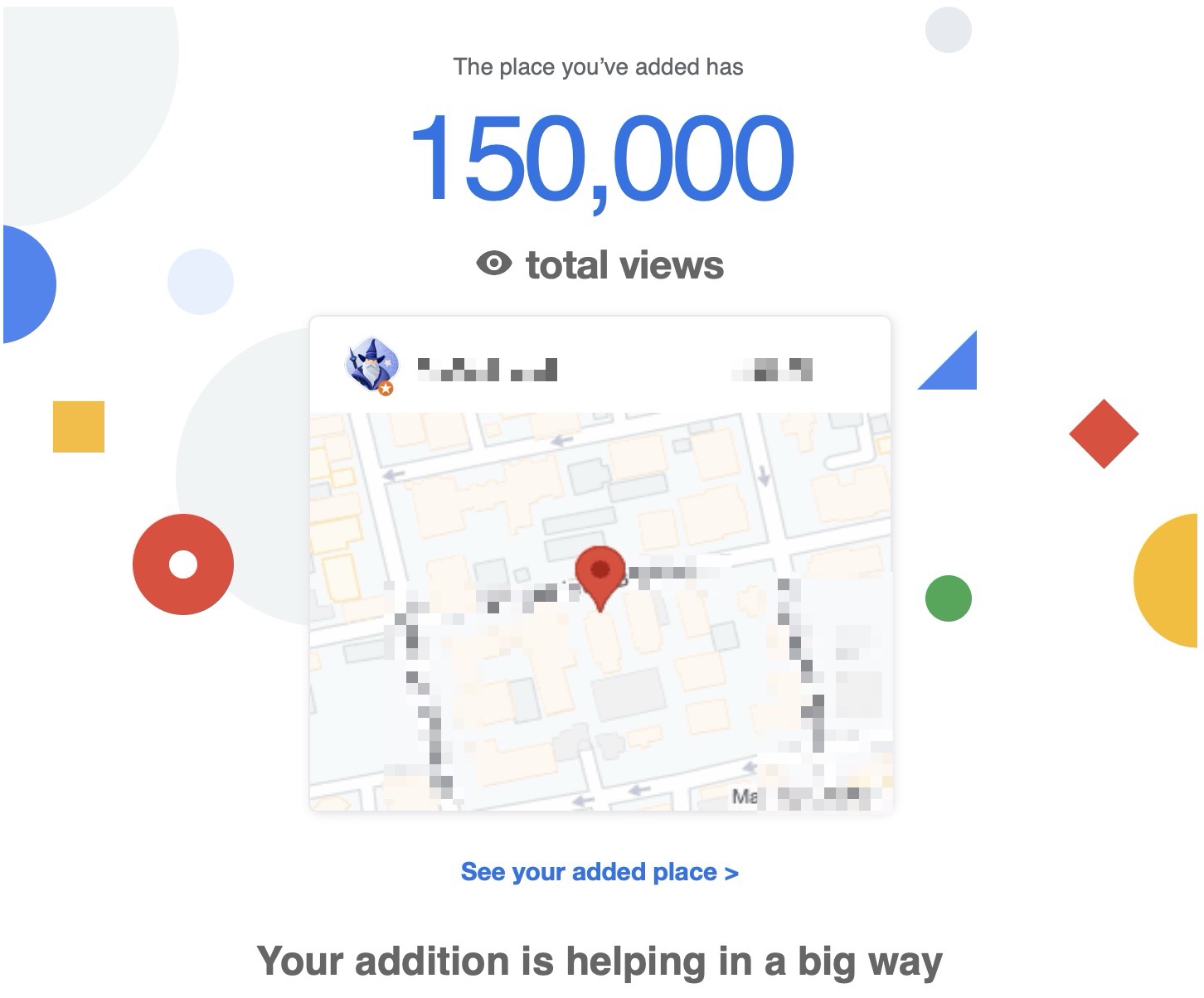 Google-Maps Results in 4 months