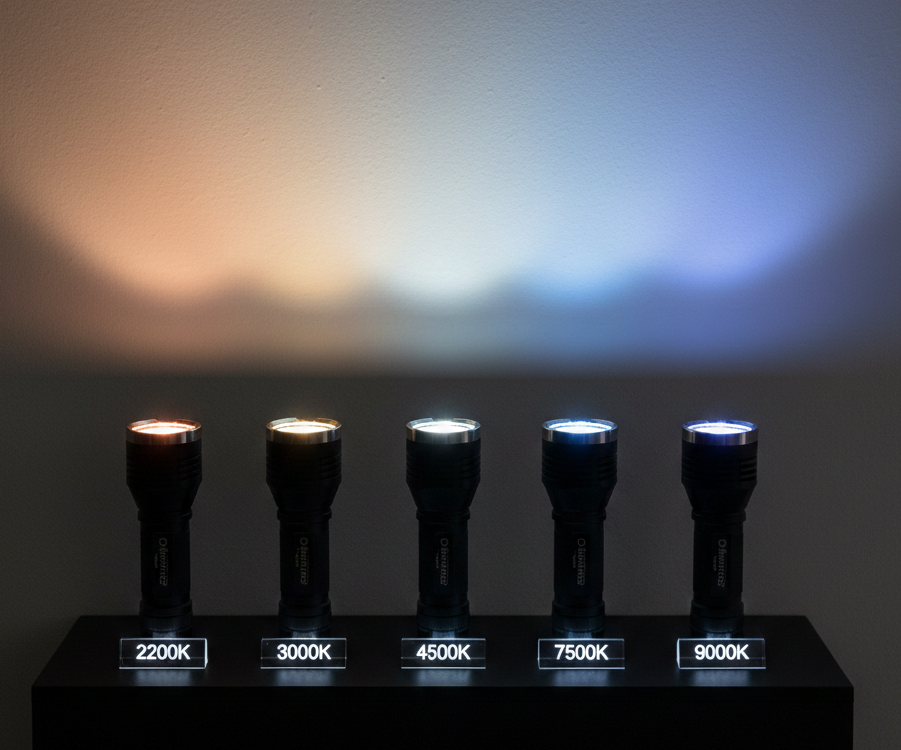 How flashlight sellers choose the right color temperature for their market