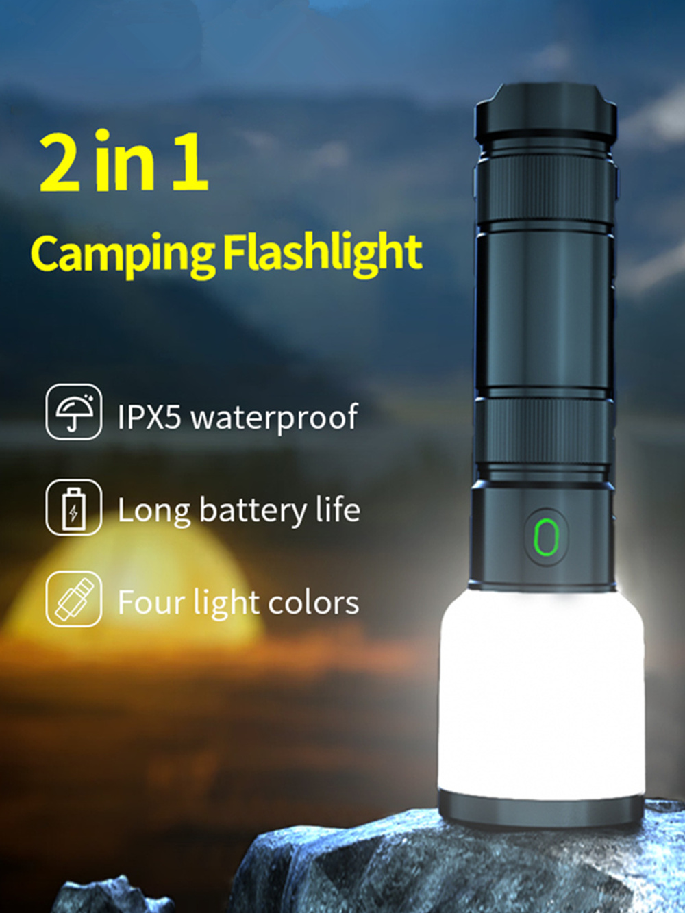 Flashlights with multiple lighting modes