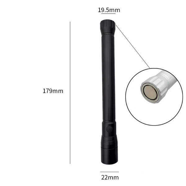 Detailed Features of the Flexible Aluminum Flashlight with Magnet