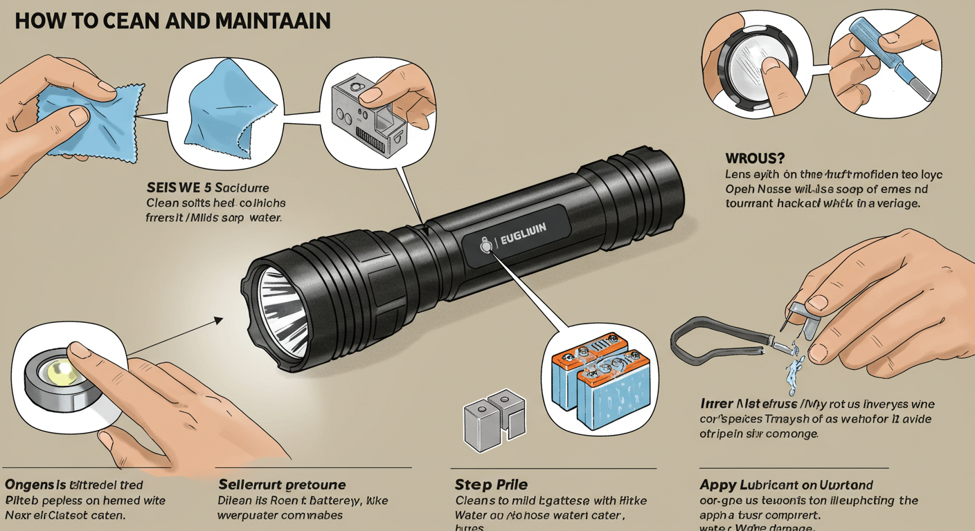 How to Clean and Maintain Your Flashlight Lens