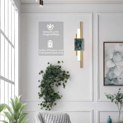 Modern Wandlampe LED Metall Gold Wohnzimmer