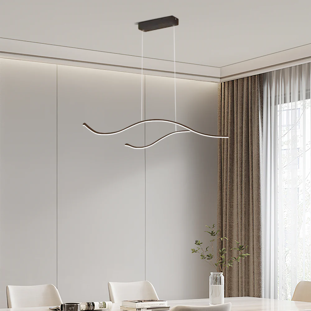 Nordic Pendelleuchte Metall Gold Esszimmer