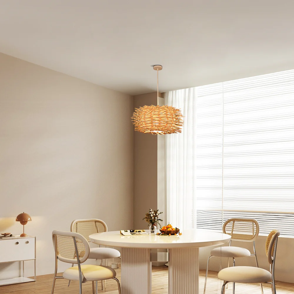 Moderne Pendelleuchte LED Holz Wohn/Esszimmer