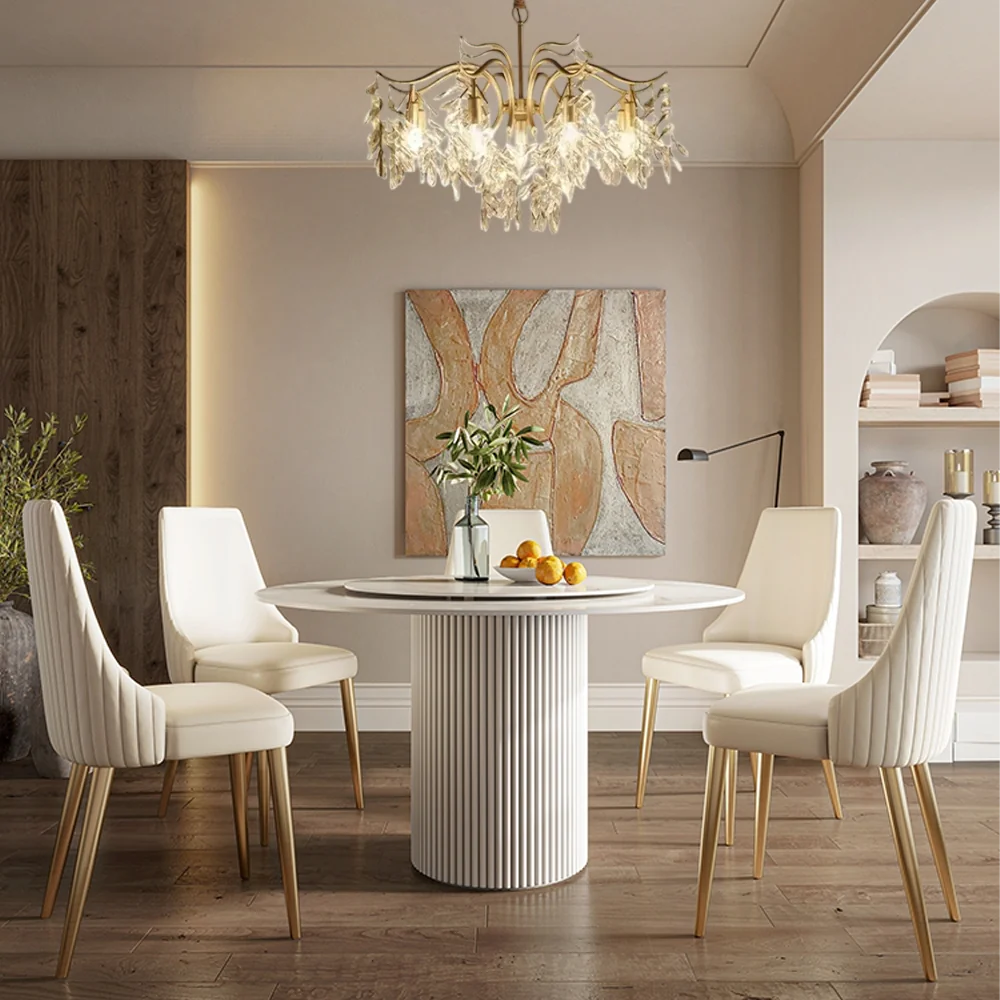 Royal Kronleuchter LED Kristall Metall Schwarz/Gold Esszimmer