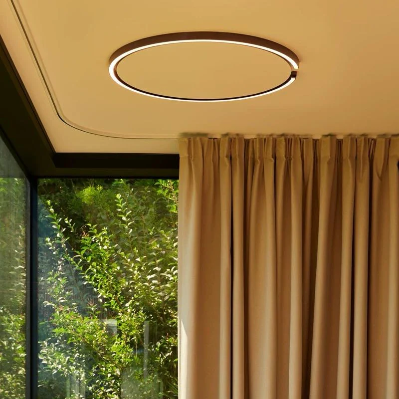Modern Deckenleuchte LED Metall Schwarz Schlafzimmer