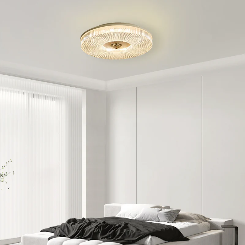 Modern Metall Runde Weiß Deckenleuchte Schlafzimmer Litjoy
