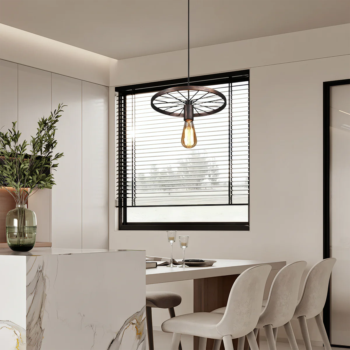 Industrial Pendelleuchte LED Metall Restaurant