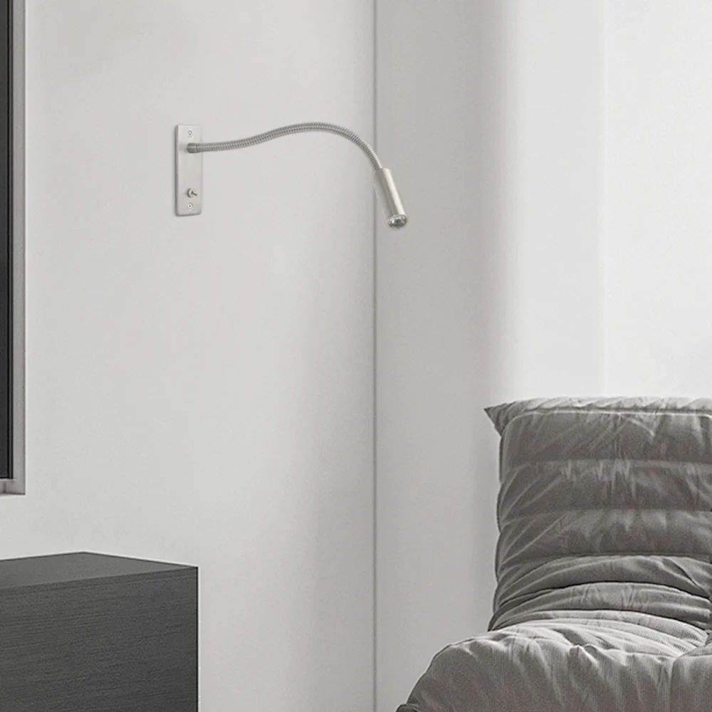 Minimalistisch Wandleuchte Metall Braun Wohnzimmer