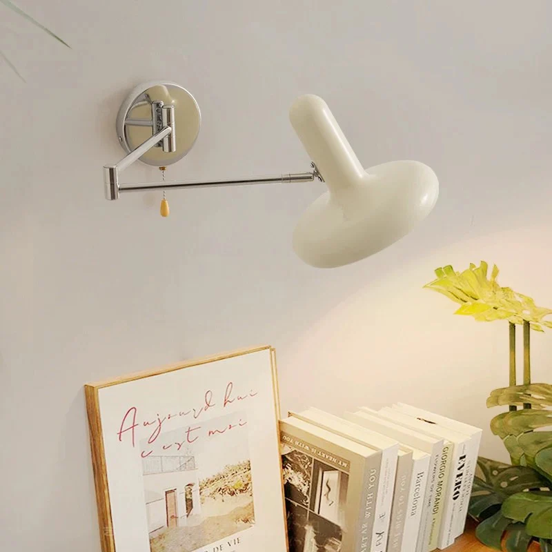 Nordic Wandleuchte Metall Beige Wohnzimmer