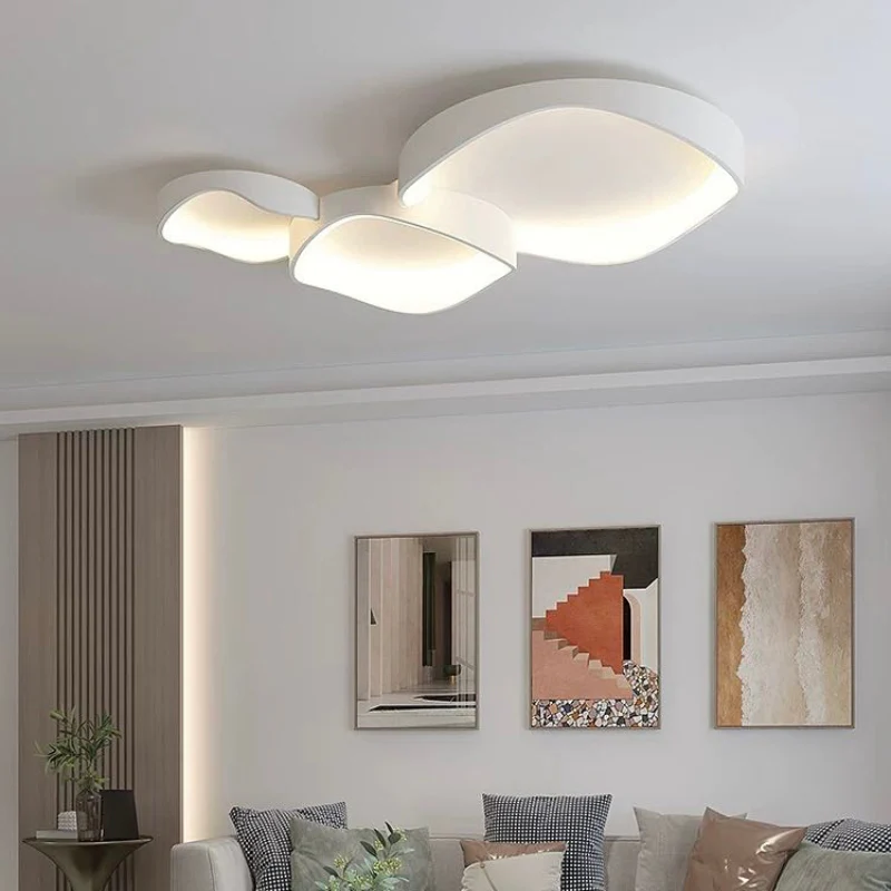 Modern Deckenleuchte Metall Weiß Schlafzimmer