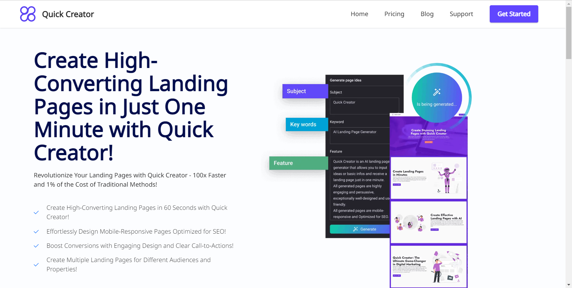 The best AI landing page creation tool for Shopify store