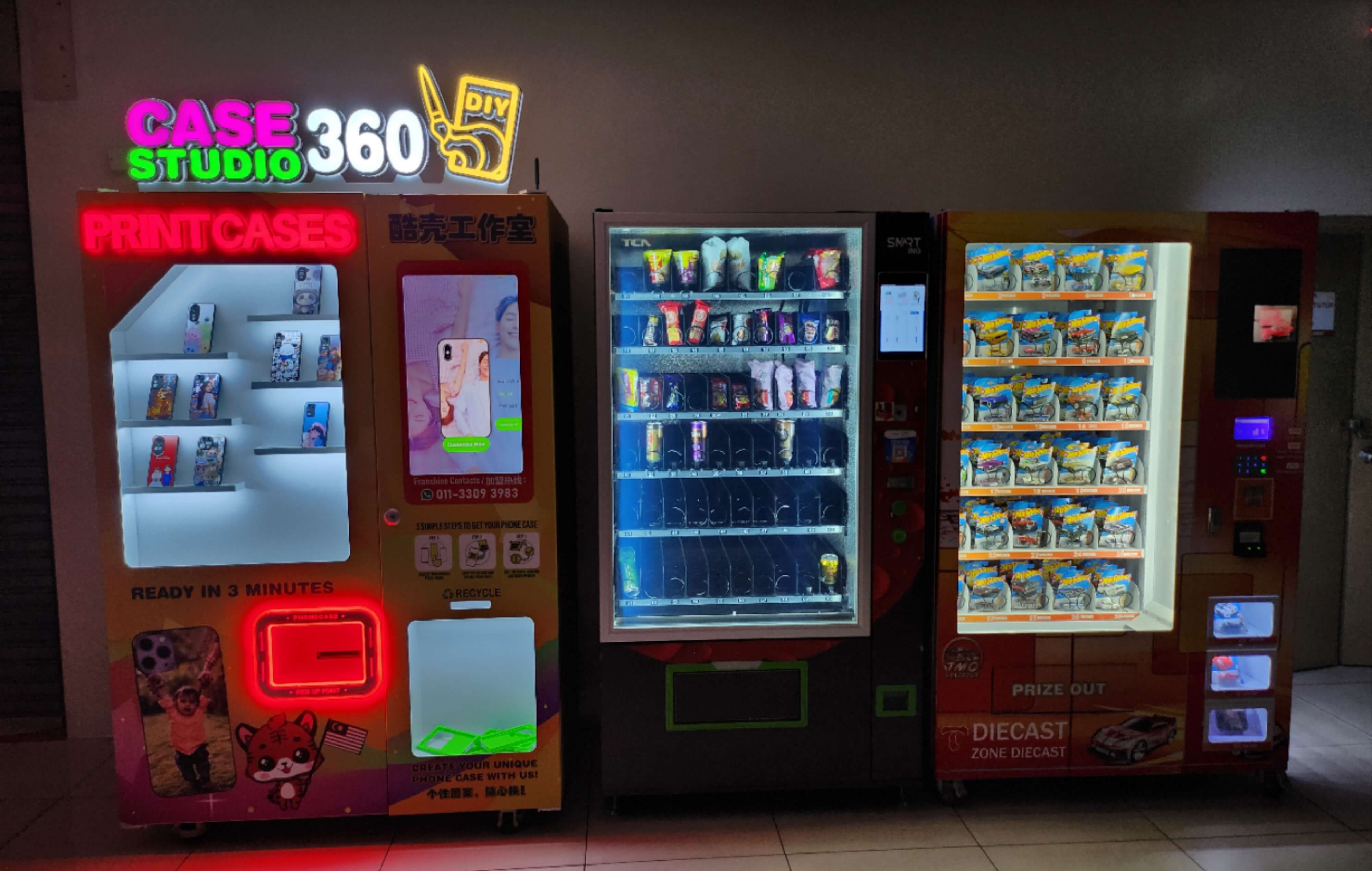 Automatic Phone Case Printer Vending Machine Control