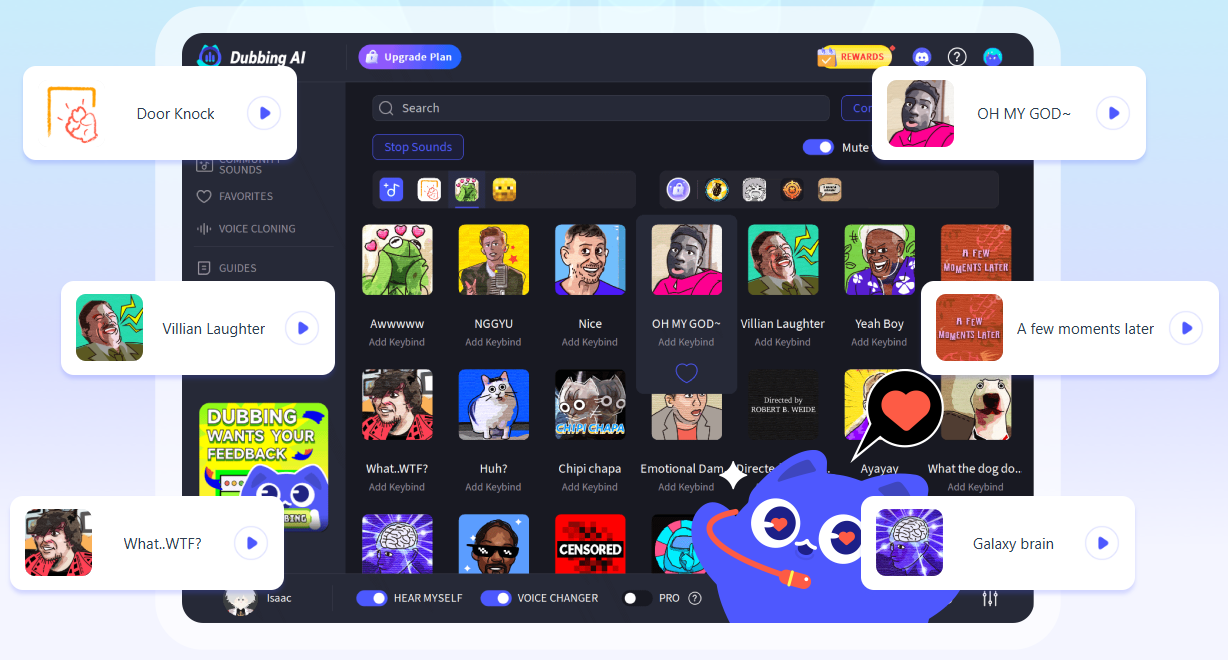 Dubbing AI Landing Page