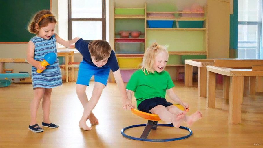 Sensory spinning chair brings balance and smiles worldwide