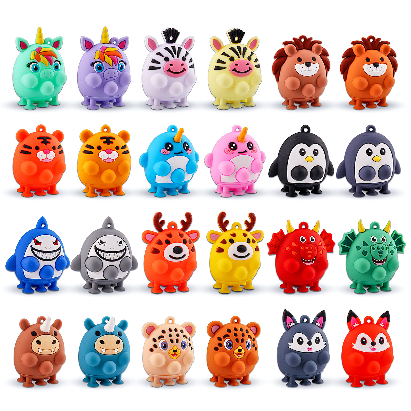 Innovative silicone fidget popper designs