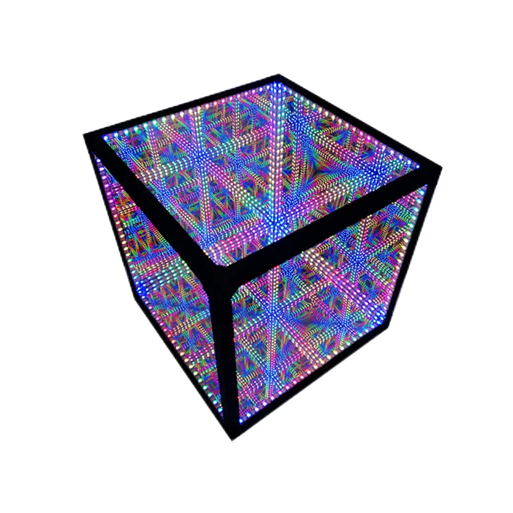 led infinity mirror cube build steps