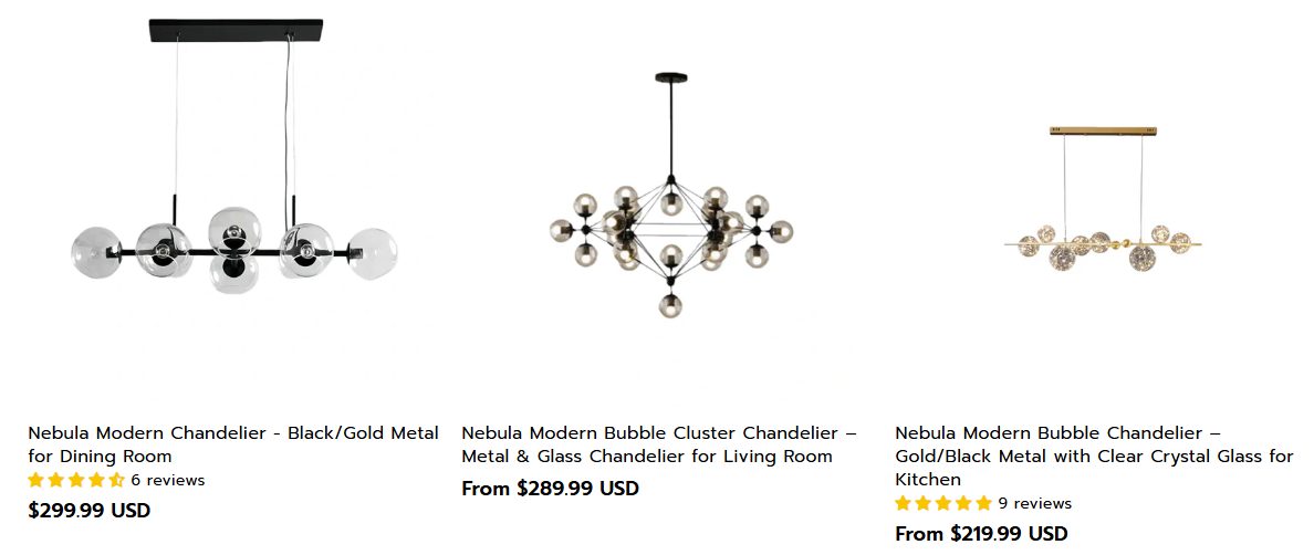 LightsLux Modern Chandelier