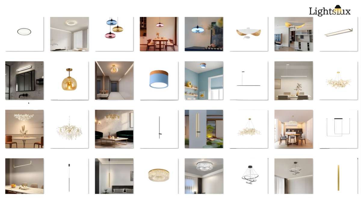 Adjustable LED pendant light that allows you to create customizable lighting for any scene.