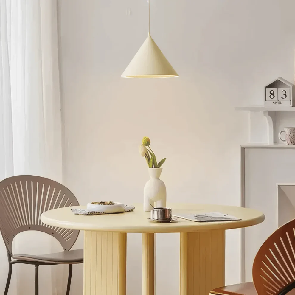 Morandia Morandi Conical Pendant Light – Metal & Acrylic for Dining Rooom