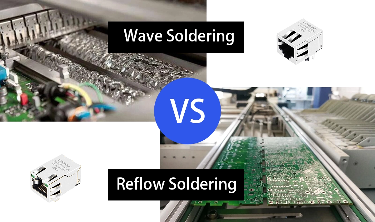 RJ45 Connector Reflow vs. Wave Soldering