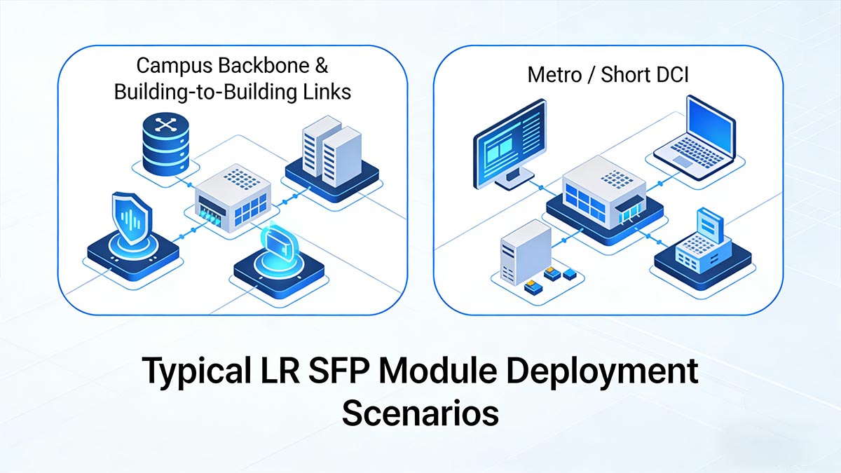Typical LR SFP Module Use Cases