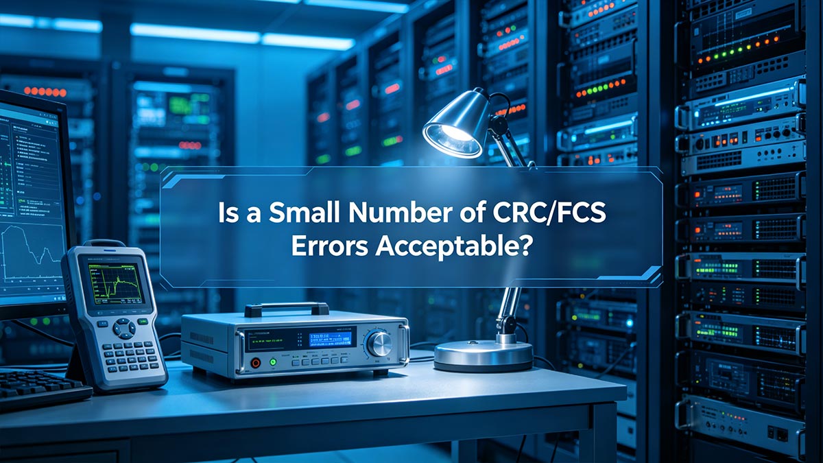 Is a Small Number of CRC/FCS Errors Acceptable?
