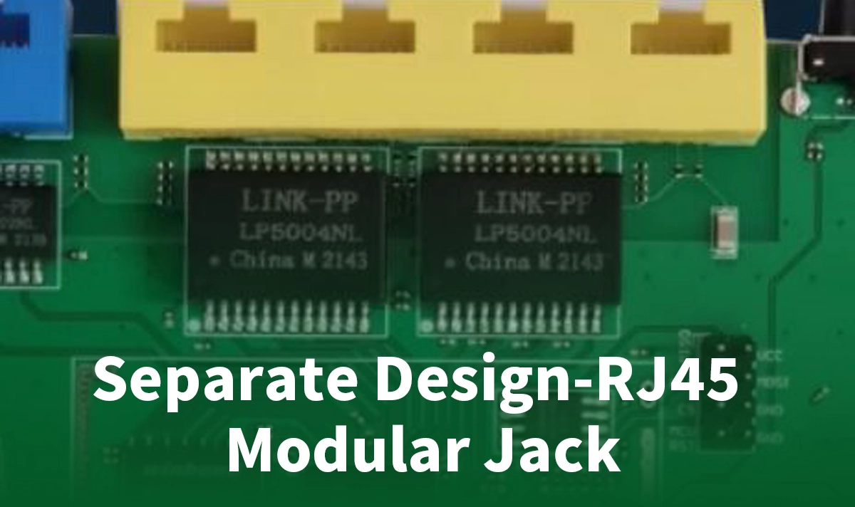 Separate Design-RJ45 Modular Jack