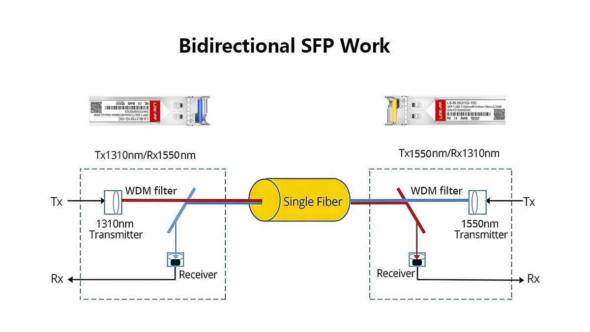 How Bidirectional SFP Work: WDM and Laser Principles