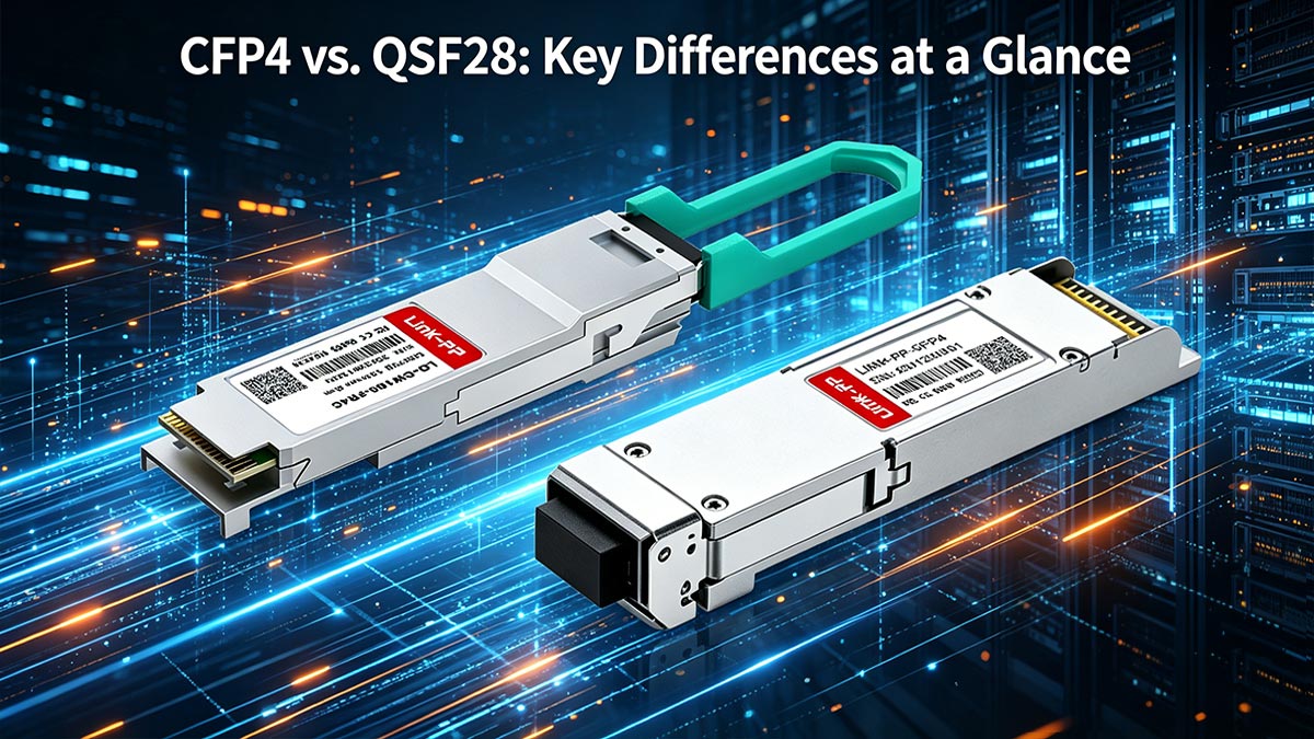 CFP4 vs. QSFP28: Key Differences at a Glance