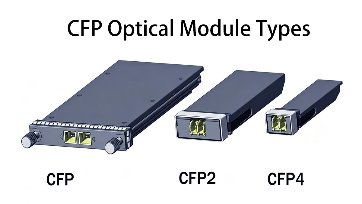 CFP Optical Module Types Explained (CFP, CFP2, CFP4)