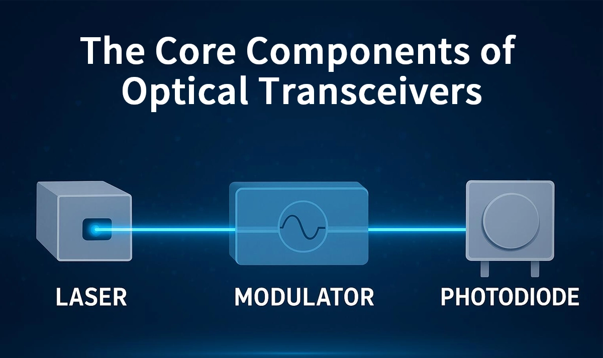 The Core Components of Optical Transceivers: Lasers, Modulators, and Photodiodes