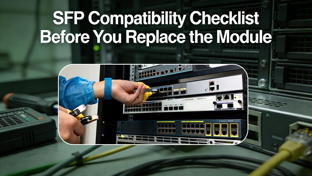 SFP Compatibility Checklist Before You Replace the Module