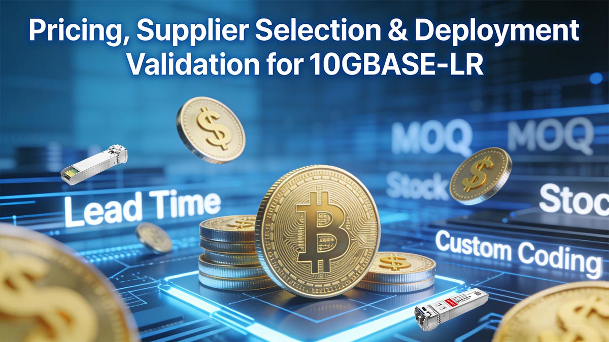 10GBASE-LR Pricing, Supplier Selection & Deployment Validation