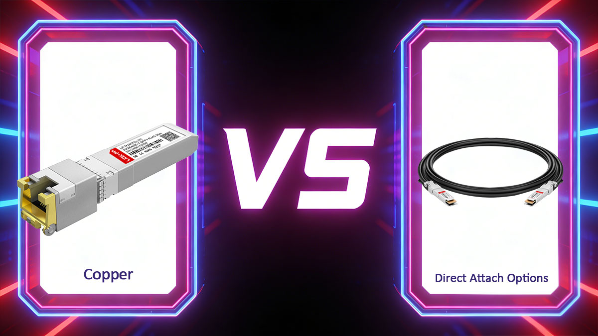 Copper & Direct Attach SFP+ Types