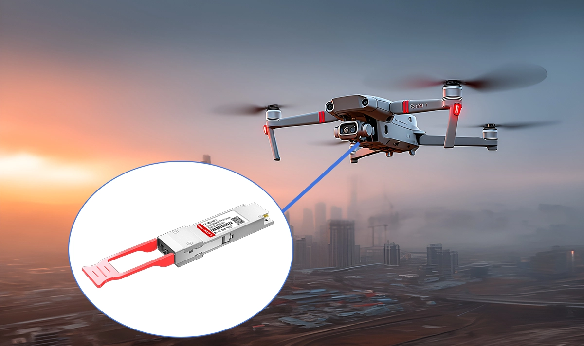 Optical Transceivers in UAVs
