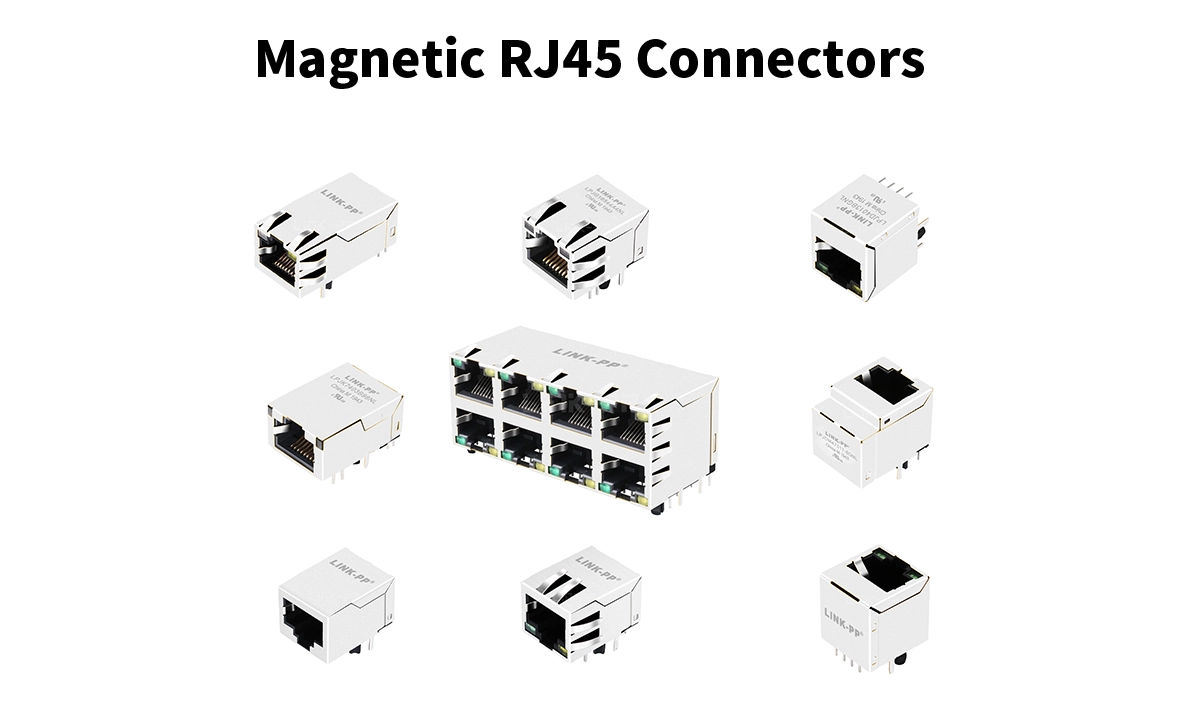 Magnetic RJ45 Connectors