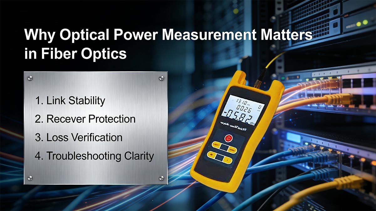 Why Optical Power Measurement Matters in Fiber Optics