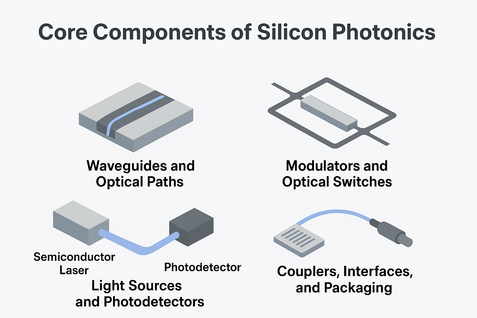 Core Components of Silicon Photonics