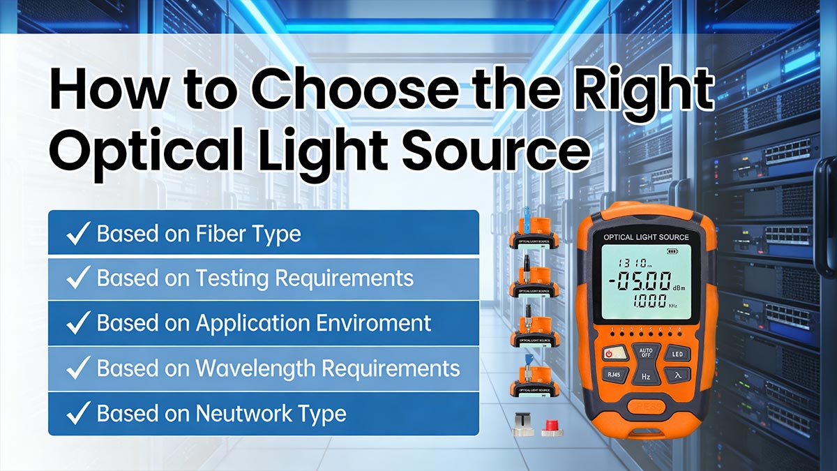 How to Choose the Right Optical Light Source