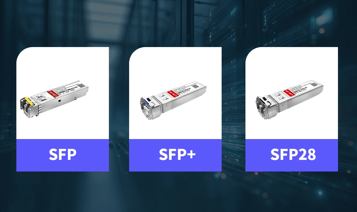 SFP vs SFP+ vs SFP28