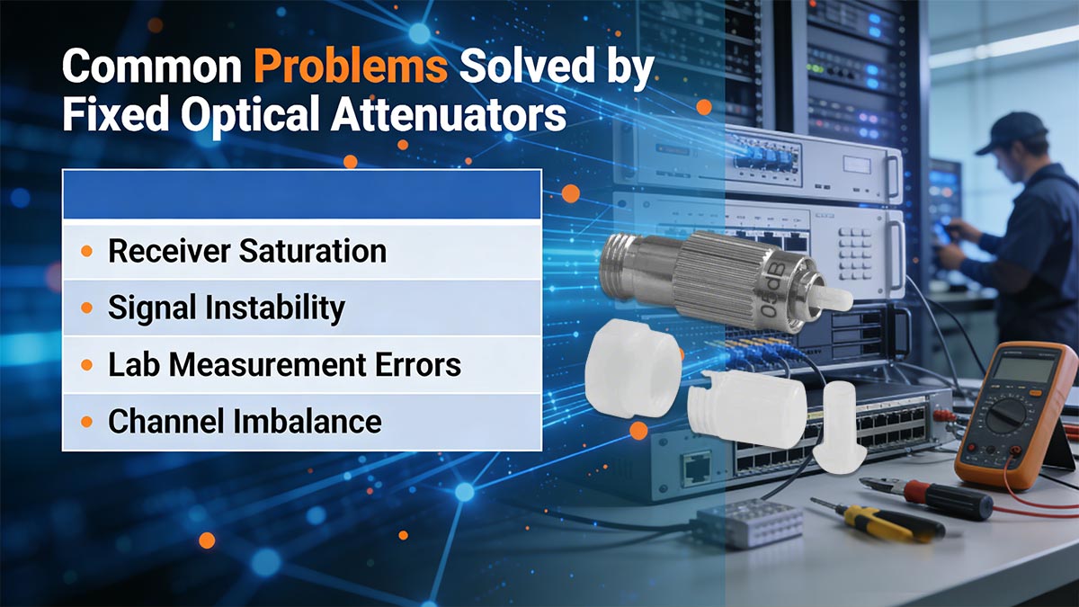 Common Problems Solved by Fixed Optical Attenuators