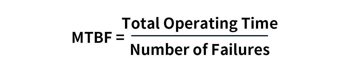 Formula for MTBF