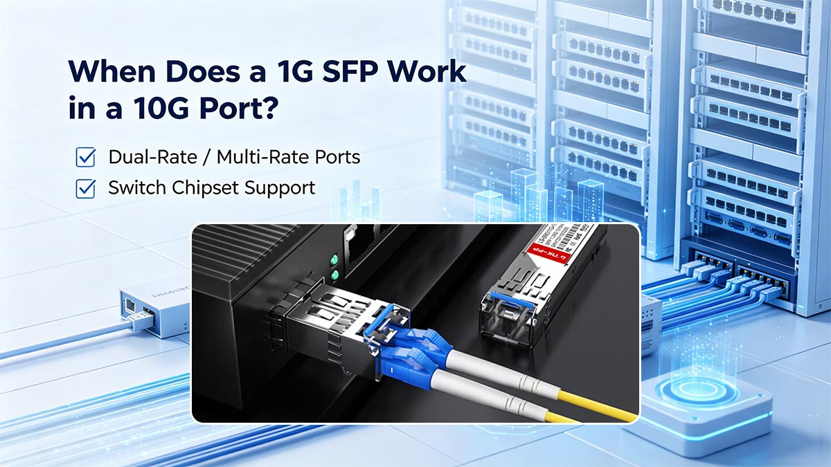 When Does a 1G SFP Work in a 10G Port?