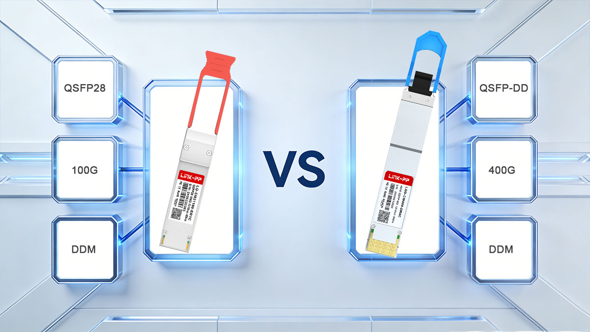 QSFP28 and QSFP-DD Optical Module Types and Reach Comparison