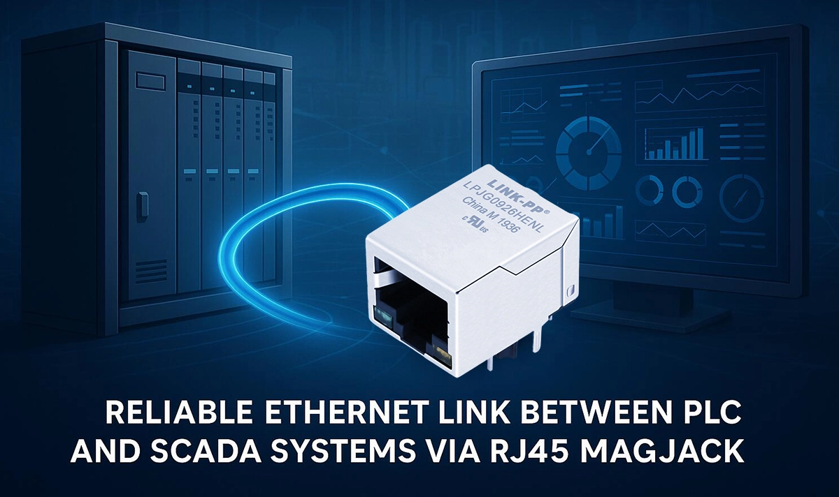 RJ45 Magjacks Between PLC and SCADA Host
