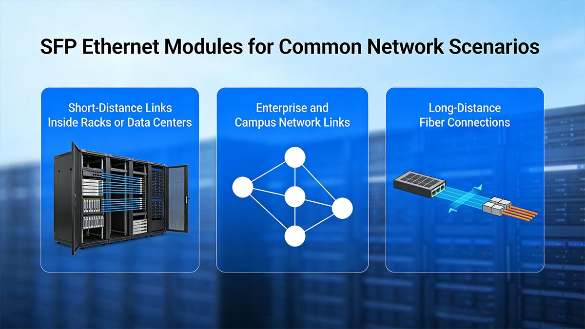 Recommended SFP Ethernet Modules for Common Network Scenarios