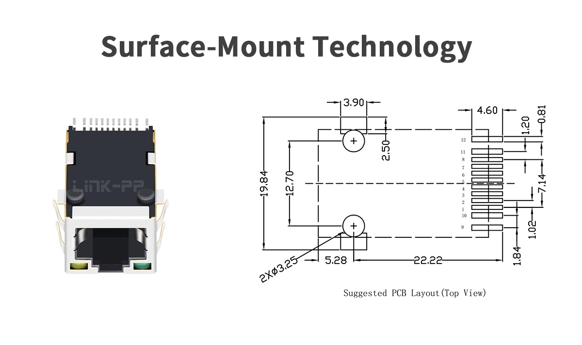 SMT RJ45 connectors